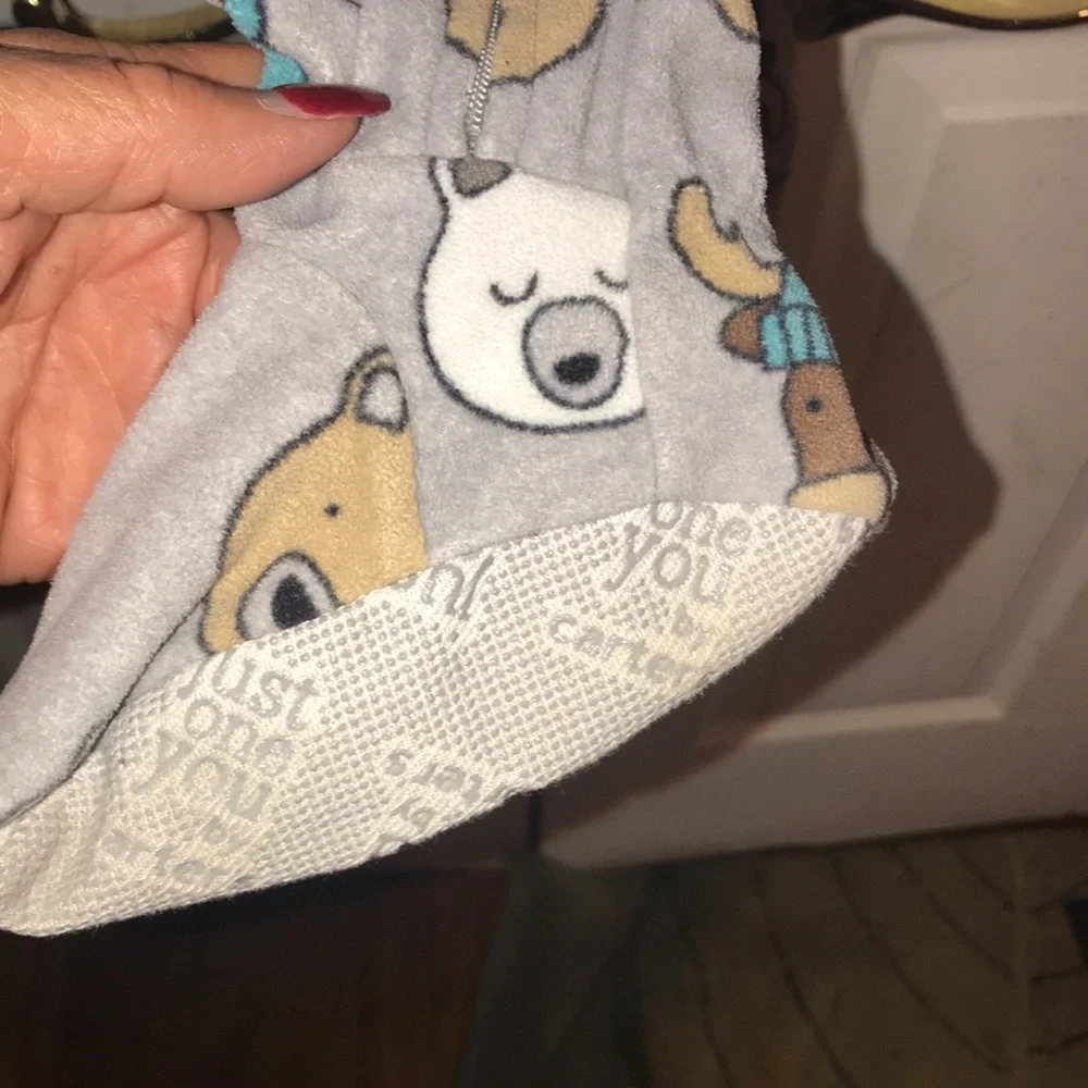 Kid’s Carter’s Animal Print Footed One-Piece